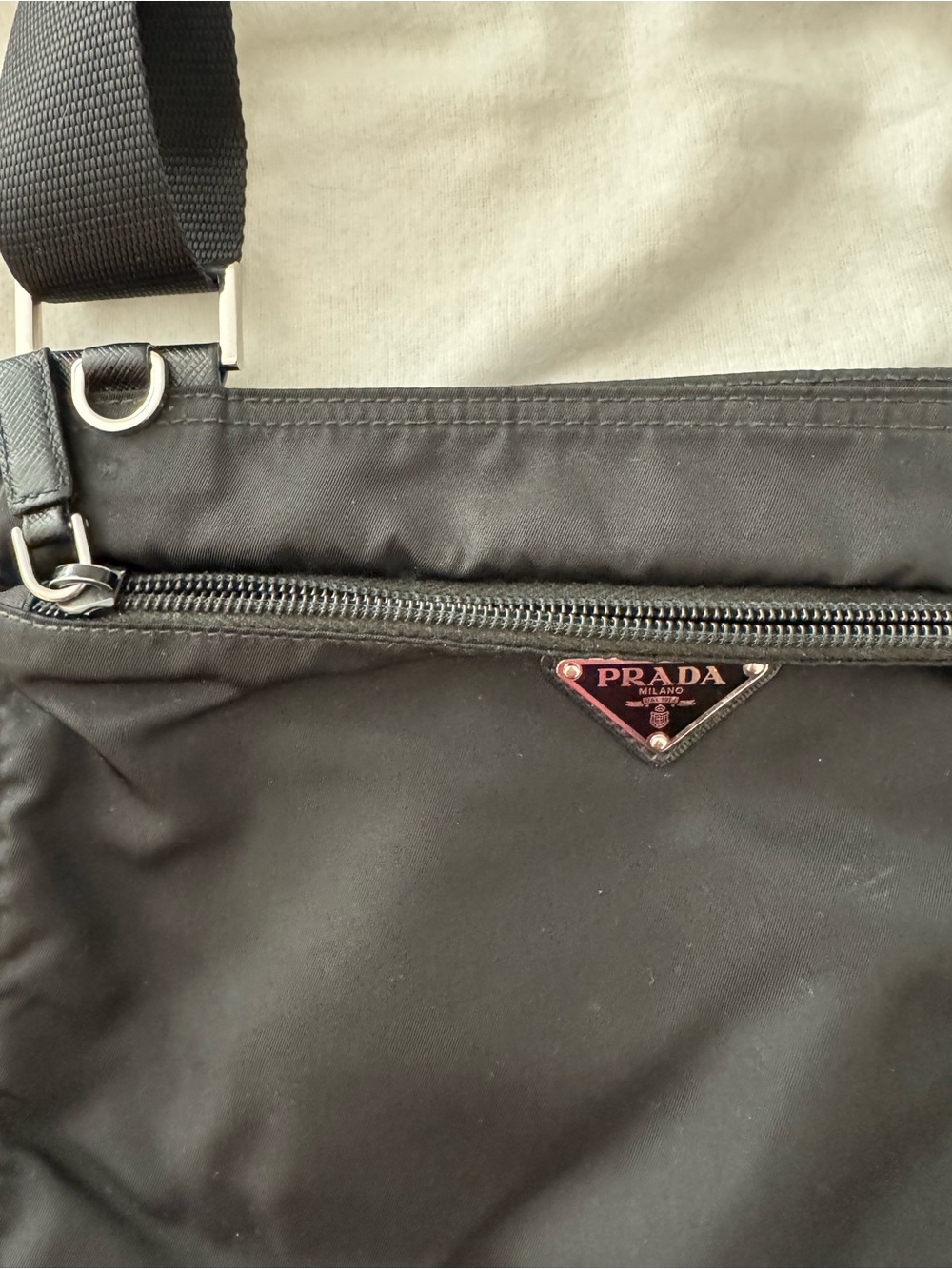 Prada Black Nylon Crossbody Bag *please read description** - Picture 3 of 5